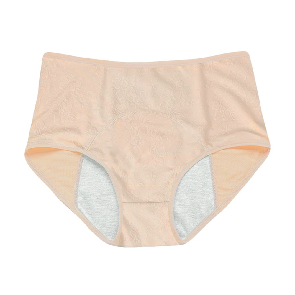 Floral Leakproof Underwear (Beige 5-Pack)