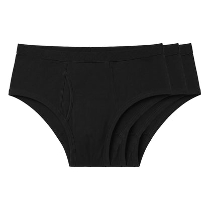 Men's Leakproof Brief (Black 6-Pack)