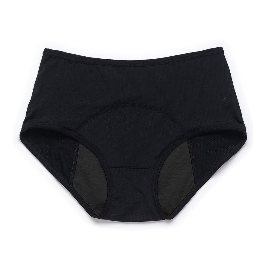 Comfy & Discreet Leakproof Underwear (Heavy Absorbency Black 1-Pack)